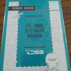 Vintage 1998 DSS vhs Installation